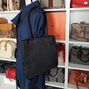 EUC PRADA nylon tote bag